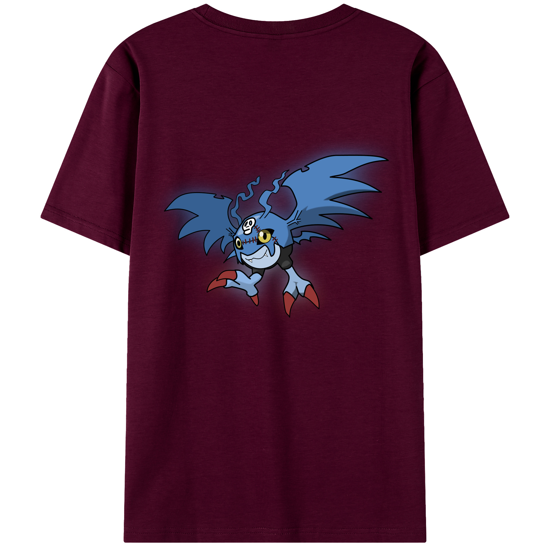 （画像用） Digimon デジタルモンスター/デジモン レディース半袖Tシャツ(バックプリント)
